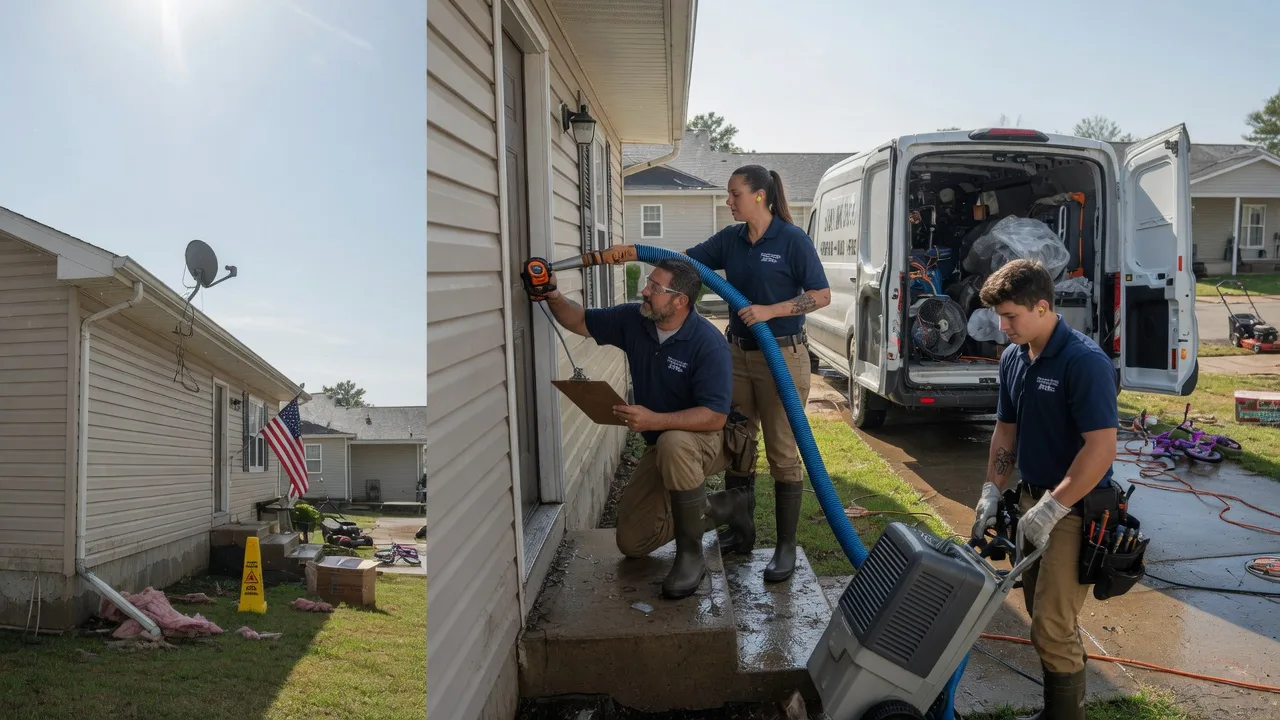 Ceiling Water Damage Restoration in Fredericktown, PA near me